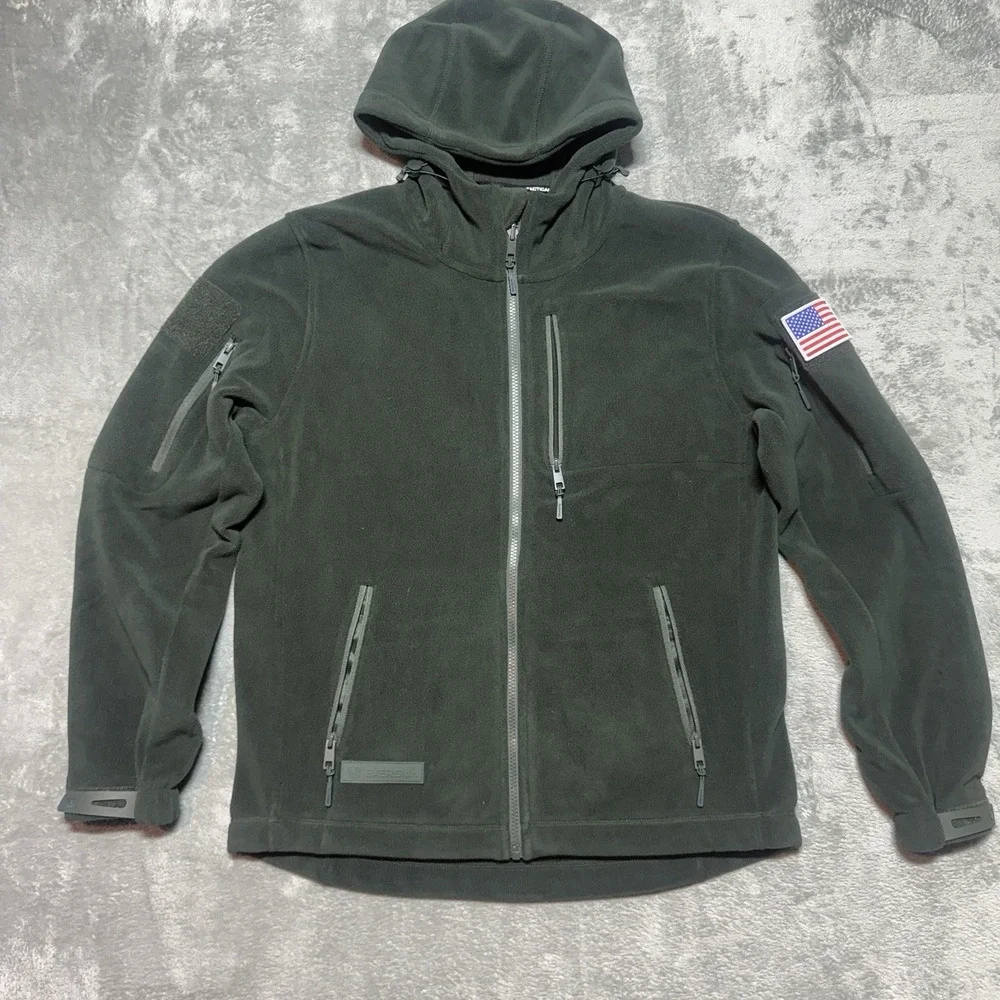 BAERSKIN‎ Tactical Supply Co. Mens Fleece Jacket Dark Green Size Medium